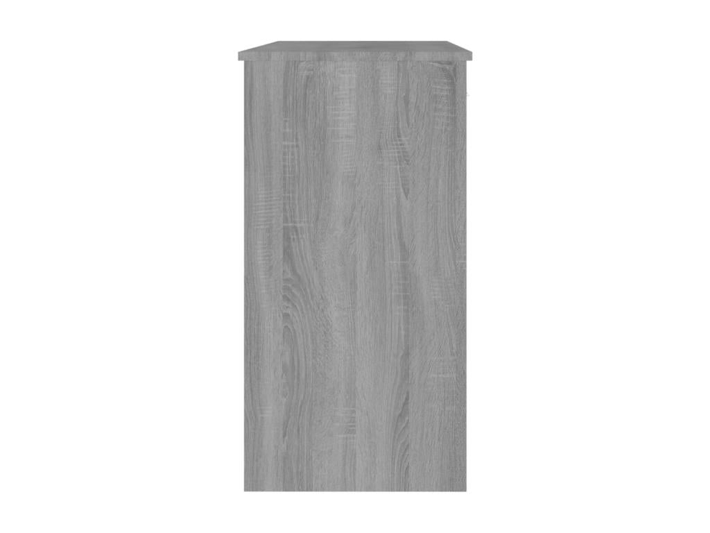 Bureau table poste de bois marron 80x40x75 cm 02 0023963