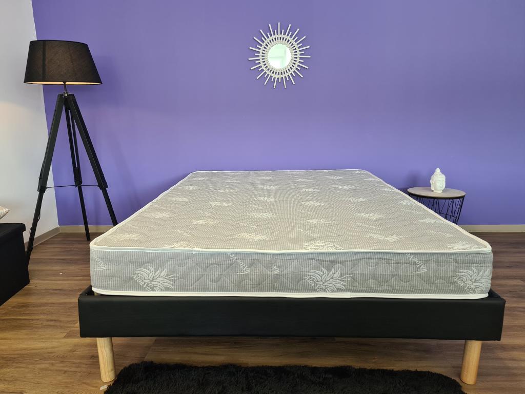 Matelas 80x190x19cm oreiller Doucezen-une Face Soutien Souple Et Une Face Soutien Ferme
