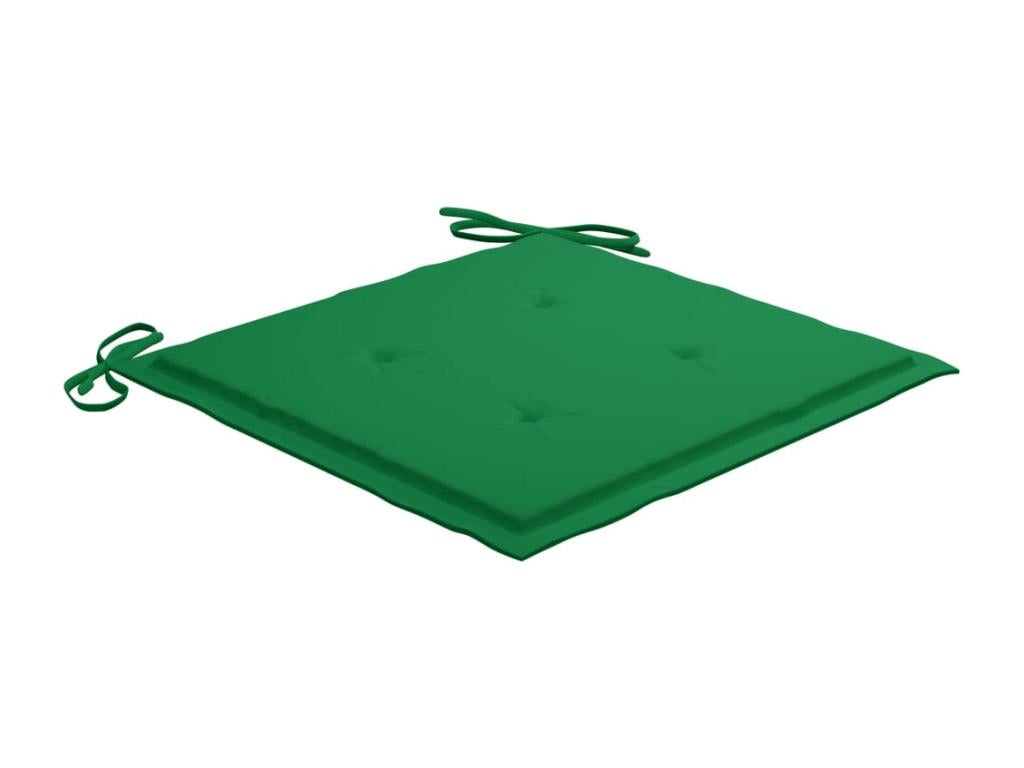 Chaises à d?ner de jardin avec coussins 3 pièces massif de Doucezen