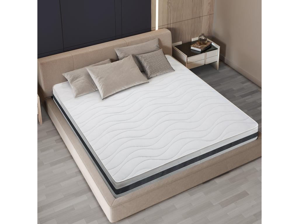 Matelas ESSENTIAL 160x200 Waterfoam Hypoallergénique 20CM fabriqué en Italie