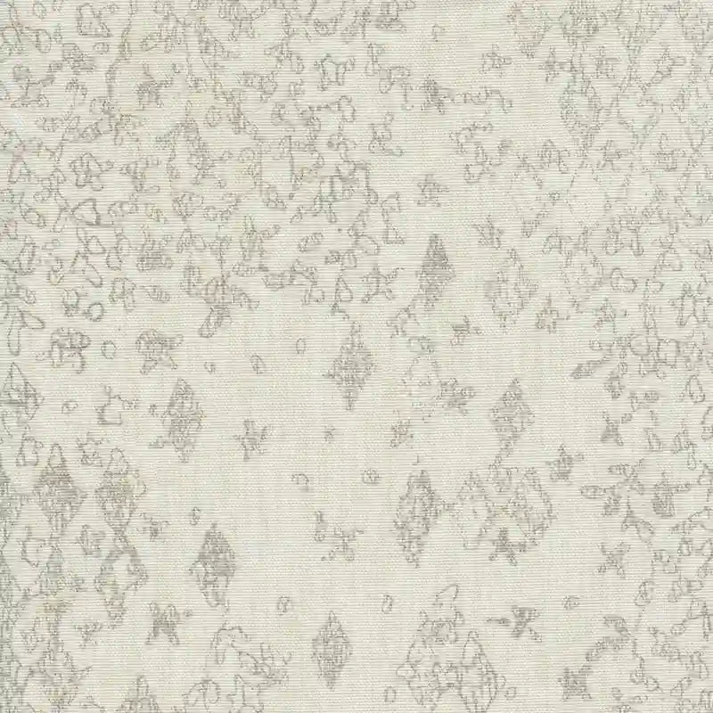 Fauteuil d'appoint Porch & Den Lyric Swoop Arm crème/gris à motif vintage.