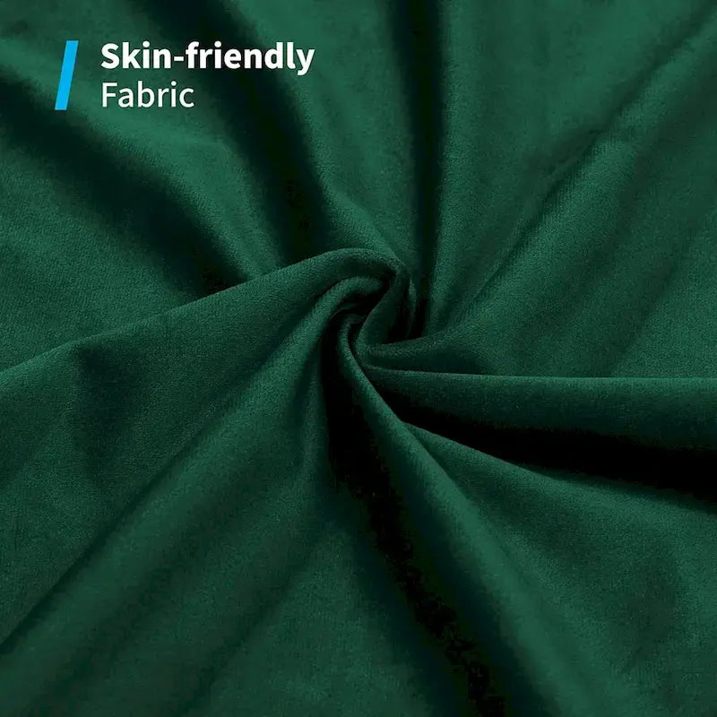 Mobilier de chambre Mixoy en tissu rembourré, cadre de lit capitonné avec tête de lit en velours.