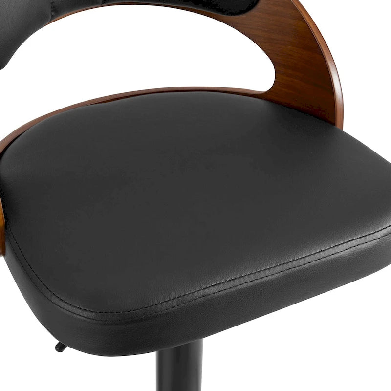 Ensemble de 2 tabourets de bar Javlergo, chaise de bar de cuisine pivotante et réglable moderne avec repose-pieds