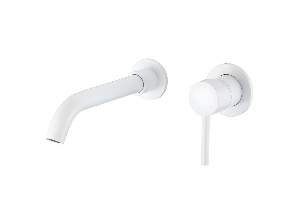 Mitigeur lavabo mural à encastrer Doucezen blanc