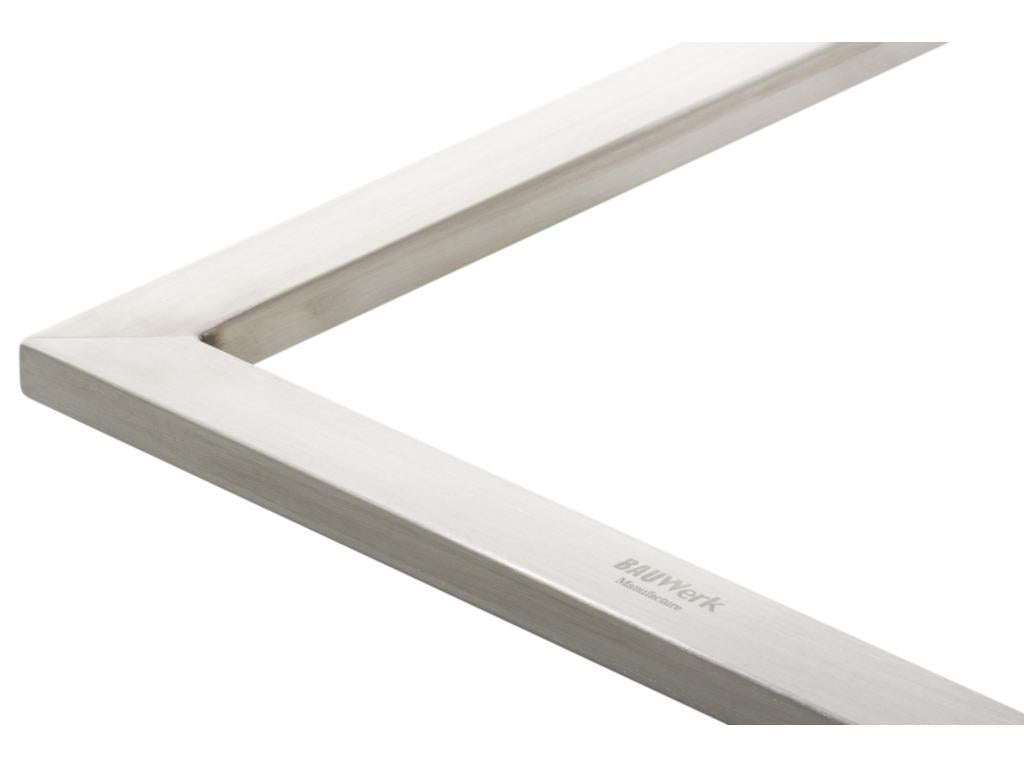 Lot de 2 chaises oscillantes - Tissu / Acier inoxydable - Bleu - Meublita