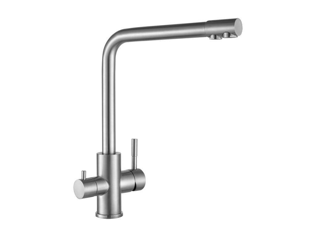 Meublita max Robinet de Cuisine Purificateur d'eau pour l'Eau Chaude/Froide et l'Eau Filtrée Mitigeur de Evier pour Sstème D'osmose EU Modèle