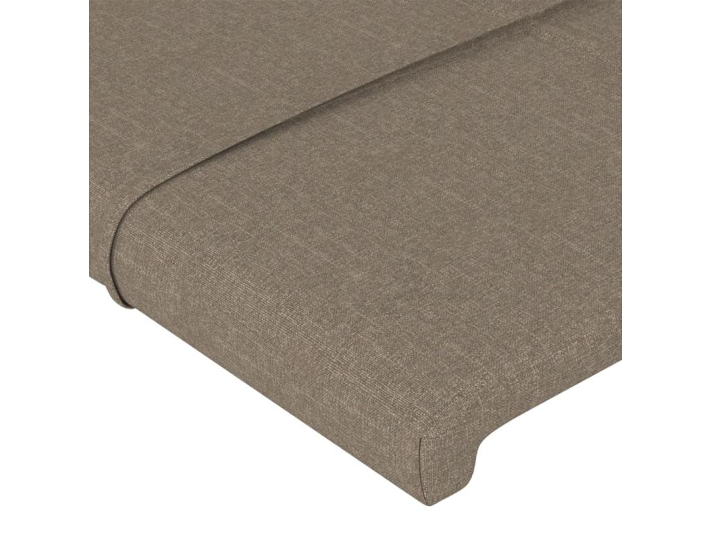 Tête de lit avec oreilles Vertchez 103x23x118/128 cm Tissu