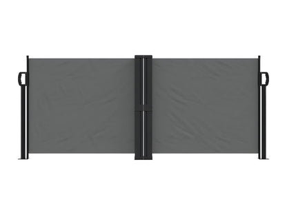 Auvent latéral rétractable anthracite 100x600 cm