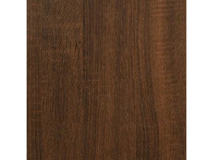 Cadre de lit chêne marron 90x200 cm bois d'ingénierie