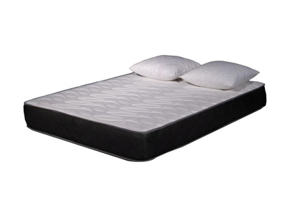Matelas mousse Luxe - 200x200cm et 2 Oreillers accueil mémoire de forme 60x60cm - mousse - 24 cm