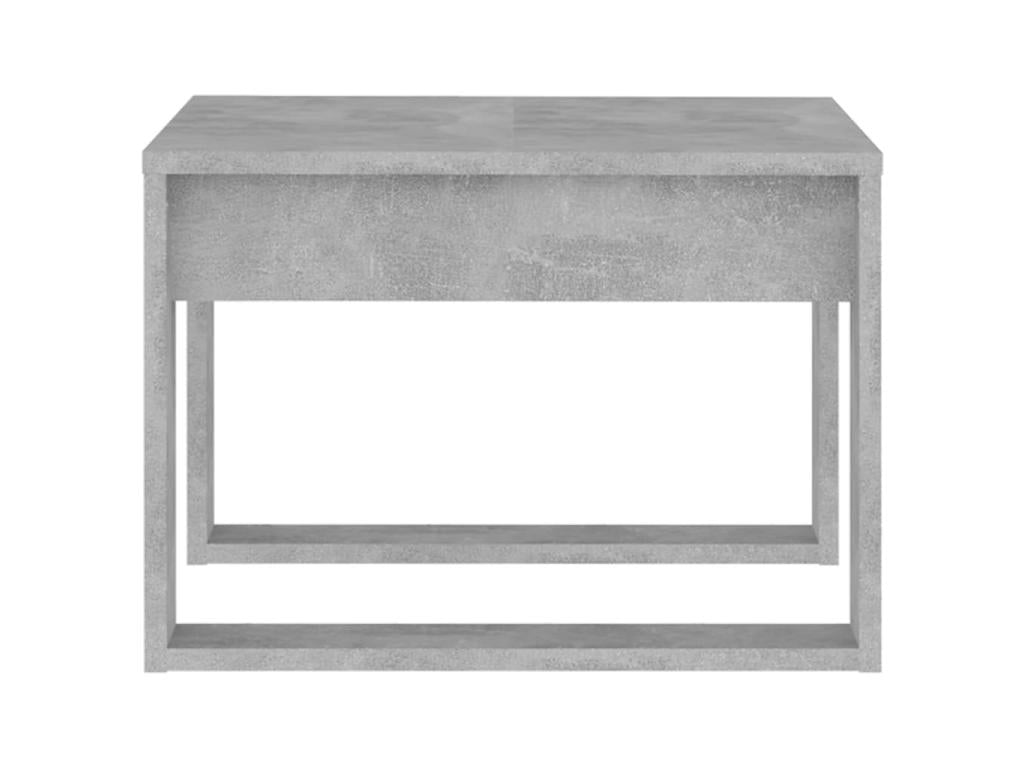 Table de nomination Gris béton 50x50x35