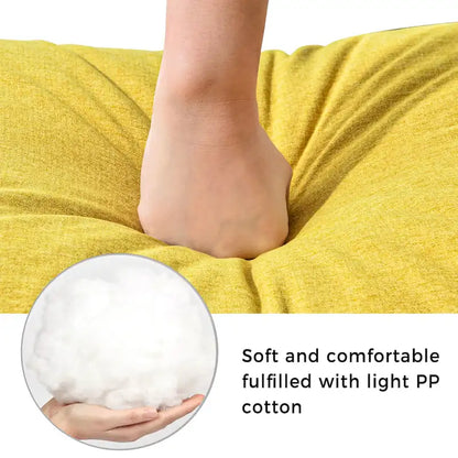 Canapé inclinable en lin style milieu du siècle, chaise longue d'intérieur rembourrée