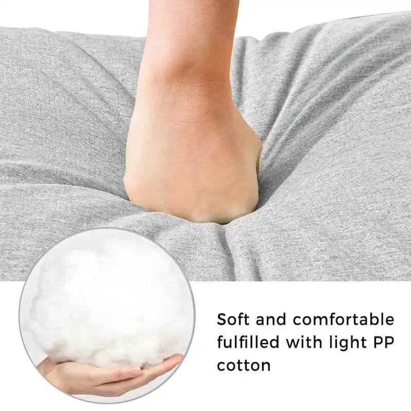 Canapé inclinable en lin style milieu du siècle, chaise longue d'intérieur rembourrée