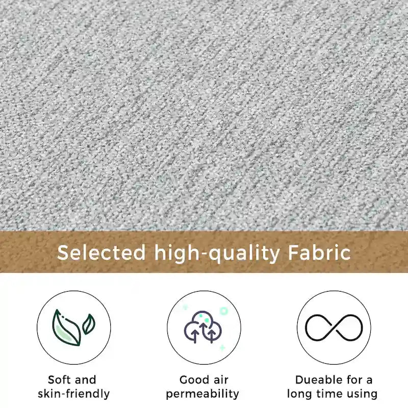 Canapé inclinable en lin style milieu du siècle, chaise longue d'intérieur rembourrée