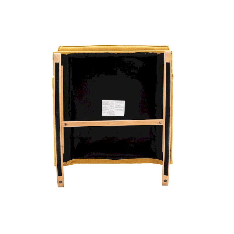 Fauteuil à bascule capitonné moderne de 33,8 pouces