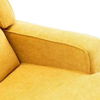 Fauteuil à bascule capitonné moderne de 33,8 pouces