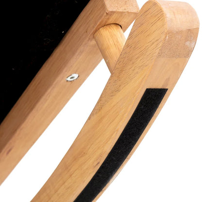 Fauteuil à bascule capitonné moderne de 33,8 pouces