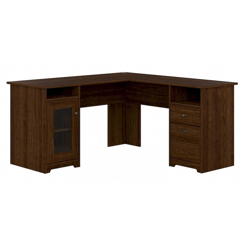 Bureau d'ordinateur en L Cabot 60W avec rangement, par Bush Furniture