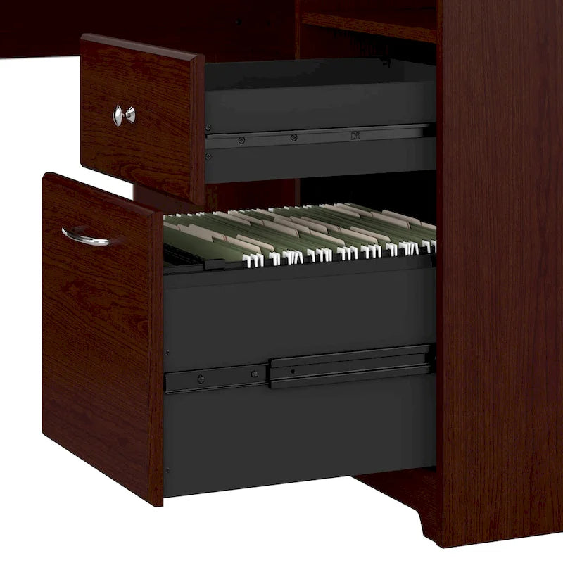 Bureau d'ordinateur en L Cabot 60W avec rangement, par Bush Furniture