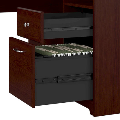 Bureau d'ordinateur en L Cabot 60W avec rangement, par Bush Furniture