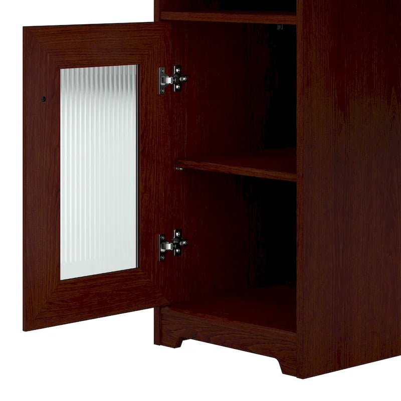 Bureau d'ordinateur en L Cabot 60W avec rangement, par Bush Furniture