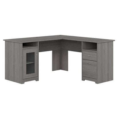 Bureau d'ordinateur en L Cabot 60W avec rangement, par Bush Furniture