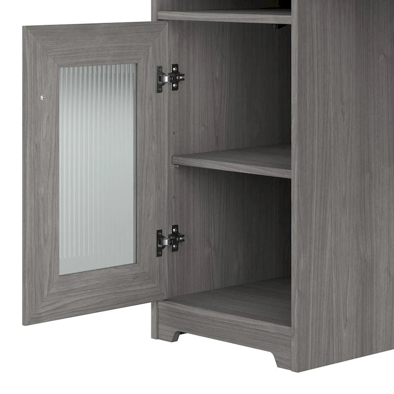 Bureau d'ordinateur en L Cabot 60W avec rangement, par Bush Furniture
