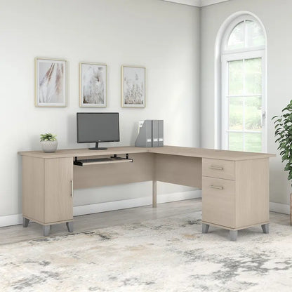 Bureau d'angle Somerset 72W avec rangement, par Bush Furniture