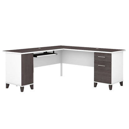 Bureau d'angle Somerset 72W avec rangement, par Bush Furniture