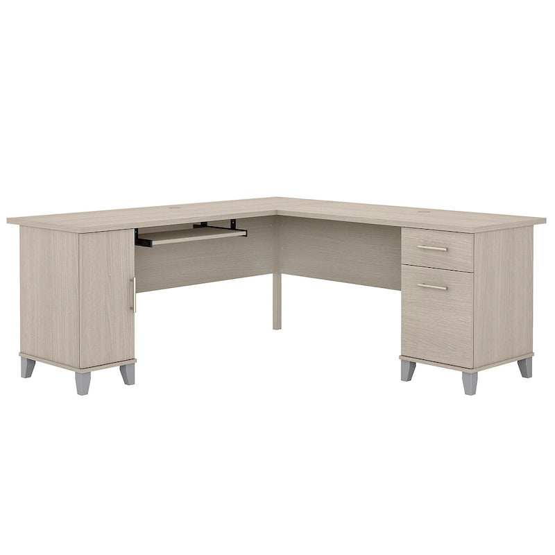 Bureau d'angle Somerset 72W avec rangement, par Bush Furniture
