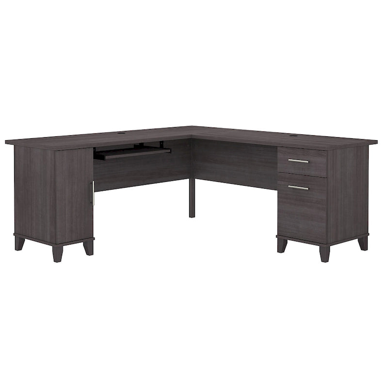 Bureau d'angle Somerset 72W avec rangement, par Bush Furniture