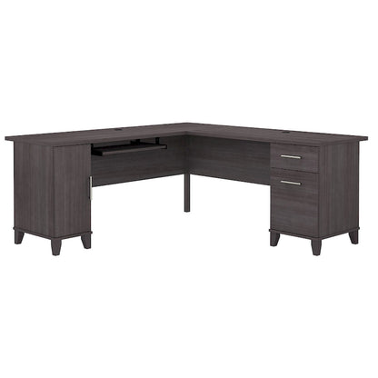 Bureau d'angle Somerset 72W avec rangement, par Bush Furniture