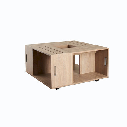 Table basse mobile Masa Contemporary 32 pouces à rangements multiples par Furniture of America