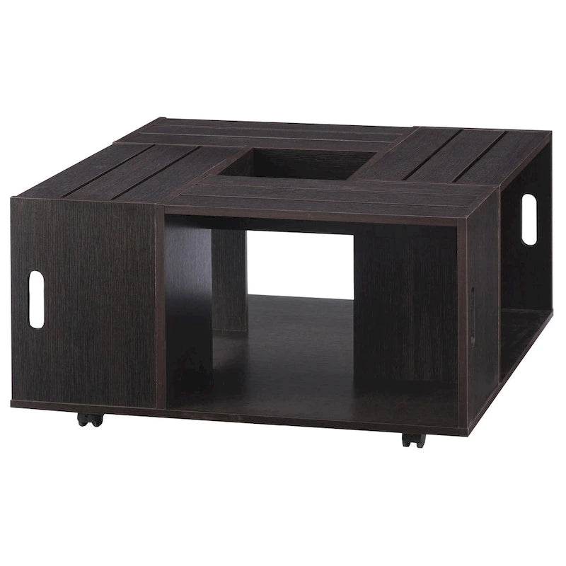 Table basse mobile Masa Contemporary 32 pouces à rangements multiples par Furniture of America