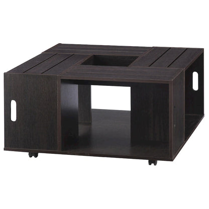 Table basse mobile Masa Contemporary 32 pouces à rangements multiples par Furniture of America