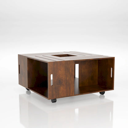 Table basse mobile Masa Contemporary 32 pouces à rangements multiples par Furniture of America