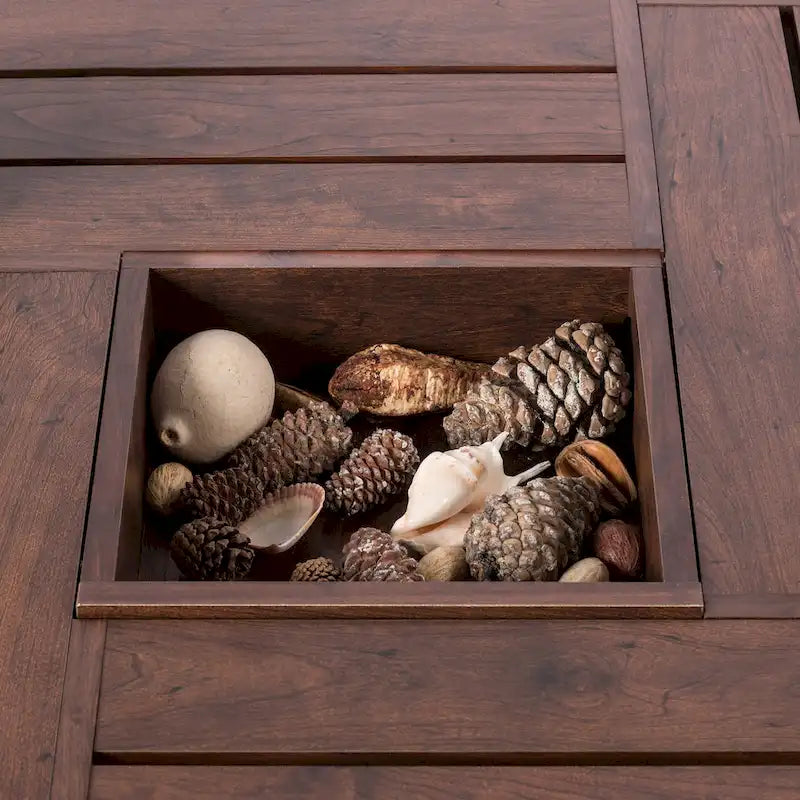 Table basse mobile Masa Contemporary 32 pouces à rangements multiples par Furniture of America