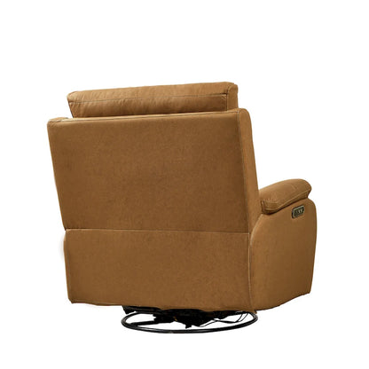 Christopher Knight Home - Fauteuil inclinable pivotant à bascule Liyasi à double moteur OKIN avec position infinie, appui-tête électrique et port USB pour le chargement