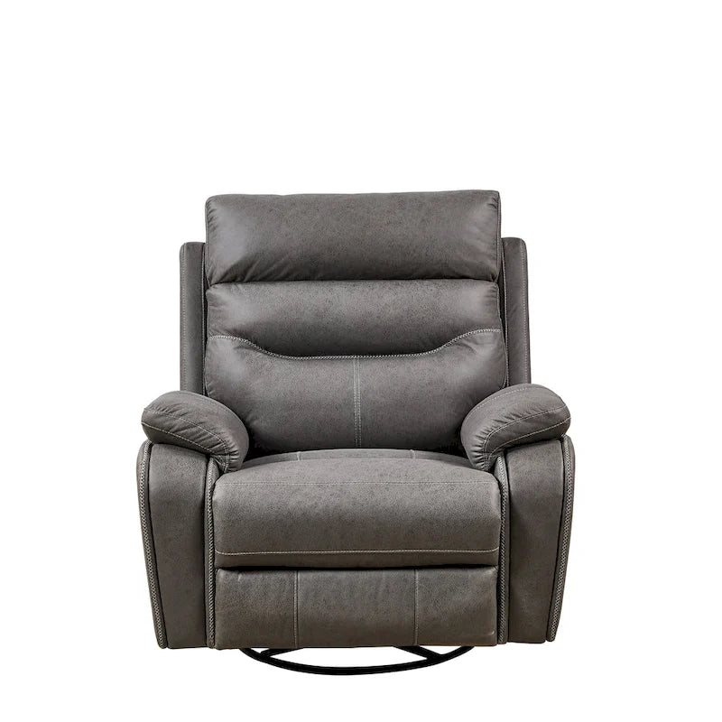 Christopher Knight Home - Fauteuil inclinable pivotant à bascule Liyasi à double moteur OKIN avec position infinie, appui-tête électrique et port USB pour le chargement
