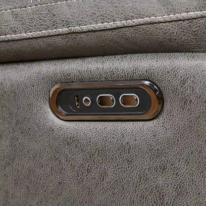 Christopher Knight Home - Fauteuil inclinable pivotant à bascule Liyasi à double moteur OKIN avec position infinie, appui-tête électrique et port USB pour le chargement