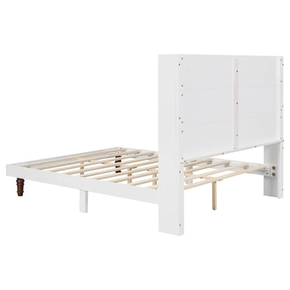 GDFStudio - Lit Ethan 54 avec tête de lit haute et soutien dorsal confortable