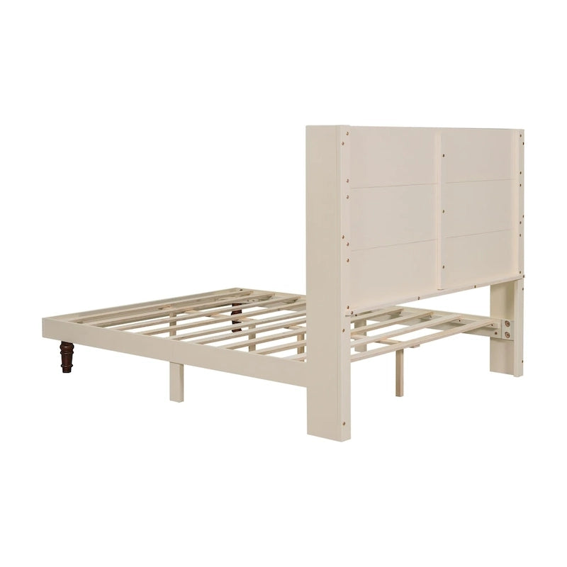 GDFStudio - Lit Ethan 54 avec tête de lit haute et soutien dorsal confortable