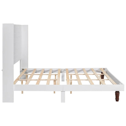 GDFStudio - Lit Ethan 54 avec tête de lit haute et soutien dorsal confortable