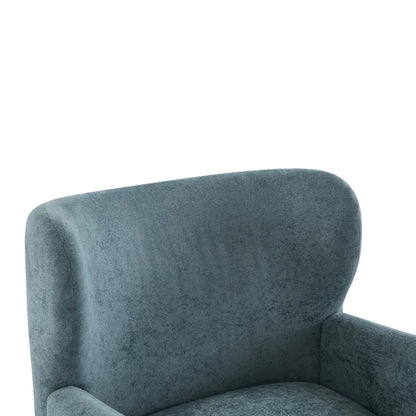 Christopher Knight Home - Fauteuil club à oreilles Parmelee, recouvert de velours moelleux et doté de pieds en bois massif
