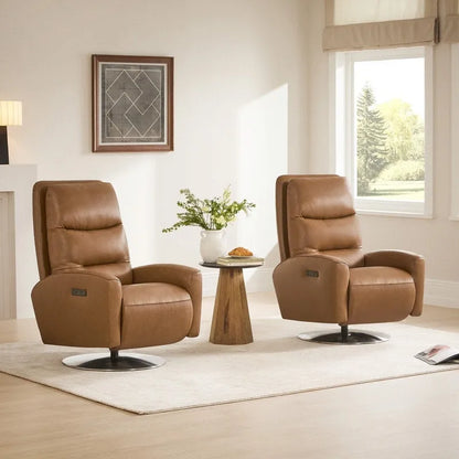 Fauteuil inclinable pivotant à double moteur Mateo