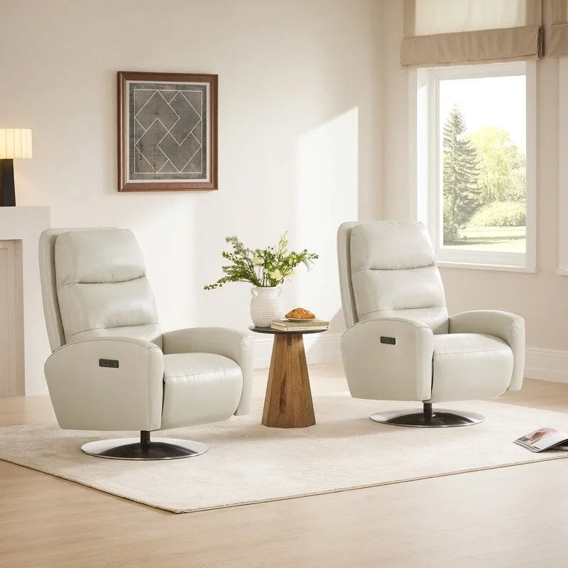 Fauteuil inclinable pivotant à double moteur Mateo
