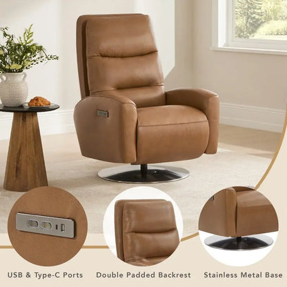 Fauteuil inclinable pivotant à double moteur Mateo