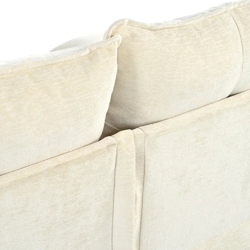 Canapé d'angle en chenille en forme de U Roomfitters avec coussins d'accoudoirs réglables, idéal pour les salons, les bureaux et les grands espaces.