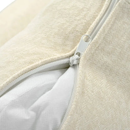 Canapé d'angle en chenille en forme de U Roomfitters avec coussins d'accoudoirs réglables, idéal pour les salons, les bureaux et les grands espaces.