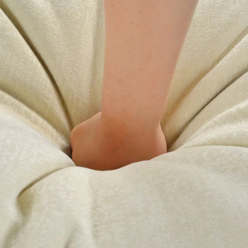 Canapé d'angle en chenille en forme de U Roomfitters avec coussins d'accoudoirs réglables, idéal pour les salons, les bureaux et les grands espaces.